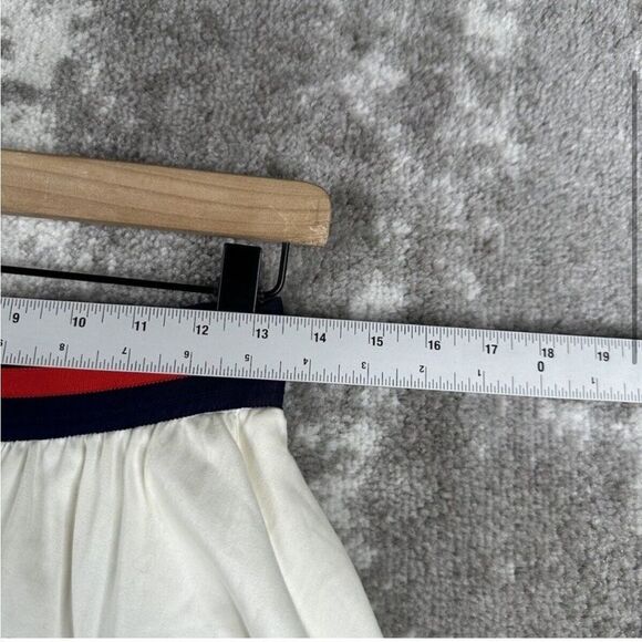 Alice + Olivia Earla Bird Print High Waist Flare A Line Pleated Skirt Womens 2 - Picture 6 of 7